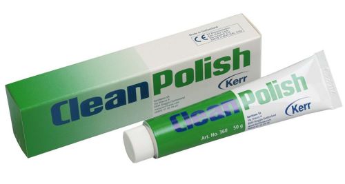 Dental Kerr Clean Polish paste which cleans natural teeth and metal fillings 50g