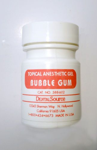 Dental topical anesthetic gel 30 gm bubble gum for sale