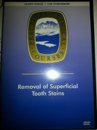 Gordon Christensen    Removal of Superficial Tooth Stains D997A