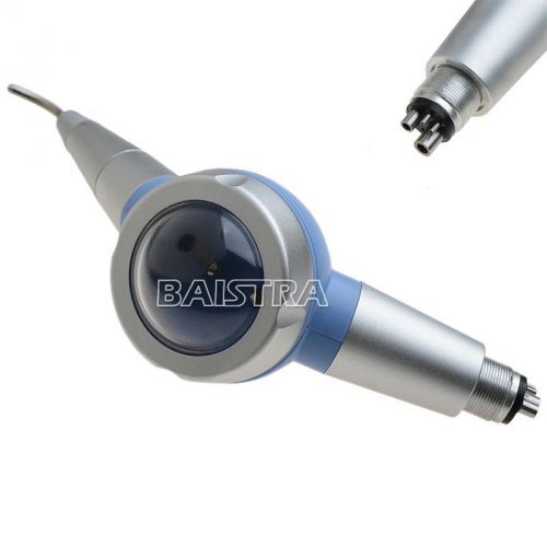 1 X Dental Hygiene Luxury Tooth Jet Air Polisher Prophy Handpiece 4 Hole Blue