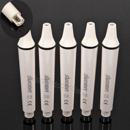 Dental ultrasonic scaler piezo handpiece compatible with ems/woodpecker tip 5pcs for sale