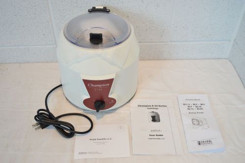 Ample scientific champion e-33 bench-top centrifuge with 0-30mins timer, 3300rpm for sale