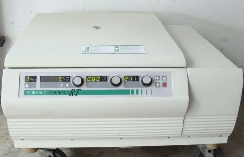 Fisher thermo scientific sorvall legend rt refrigerated benchtop centrifuge test for sale