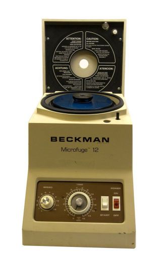 Beckman microfuge-12 centrifuge with rotor bench-top / repair parts for sale