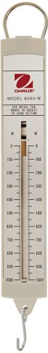 Ohaus 8264-M0 Pull Type Spring Scale, 1000g Capacity, 10g Readability