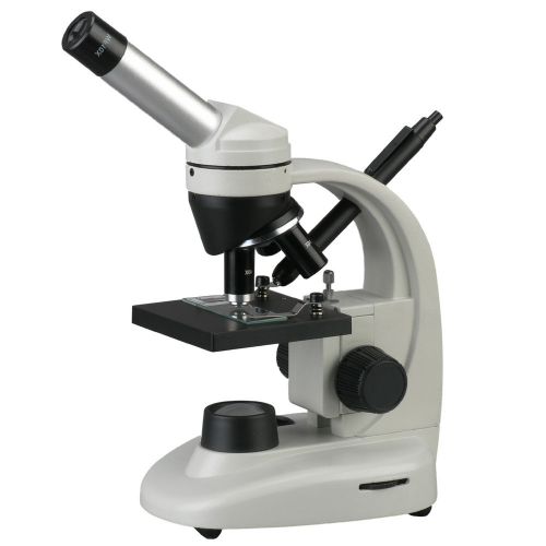 40X-1000X Sturdy LED Student Science Biological Microscope + Slides &amp; Pen Light