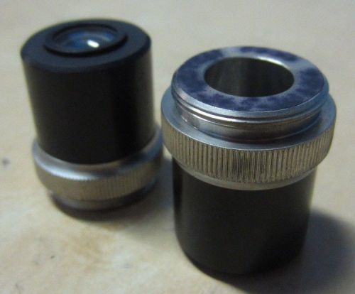 Pair of lmu-5x-213 microscope lens photo eyepiece objective  #334 for sale