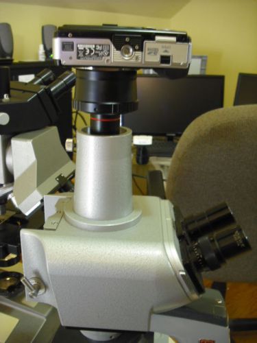 Olympus mft camera 2 optiphot labo- apo- alphaphot microscope adapter 0.5x lens for sale