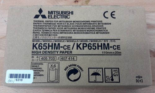 Mitsubishi high density thermal paper k65hm-ce/ kp65hm-ce for sale