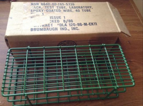 Lab test rack epoxy coated wire holds 40 tubes for sale
