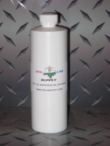 Tex lab supply 16 fl. oz. grape seed oil usp grade - sterile for sale