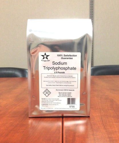 Sodium tripolyphosphate 2.5 lb pack w/ free shipping! for sale