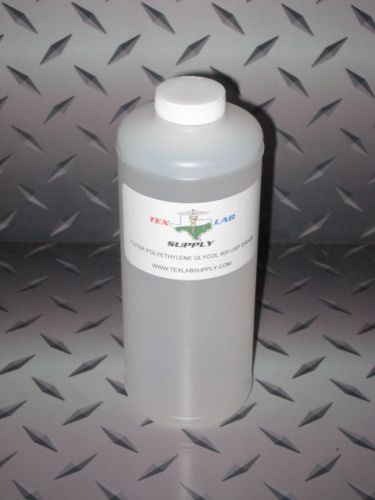 Tex Lab Supply 1 Liter POLYETHYLENE GLYCOL - 400 USP GRADE - Sterile