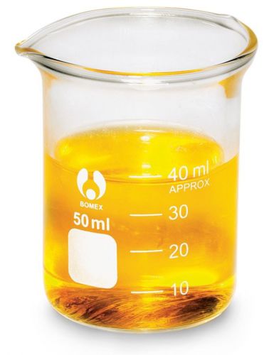 Borosilicate Bomex Brand Beaker:  50ml beakers