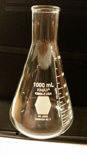 Kimax 1000mL Erlenmeyer Flask No. 26500