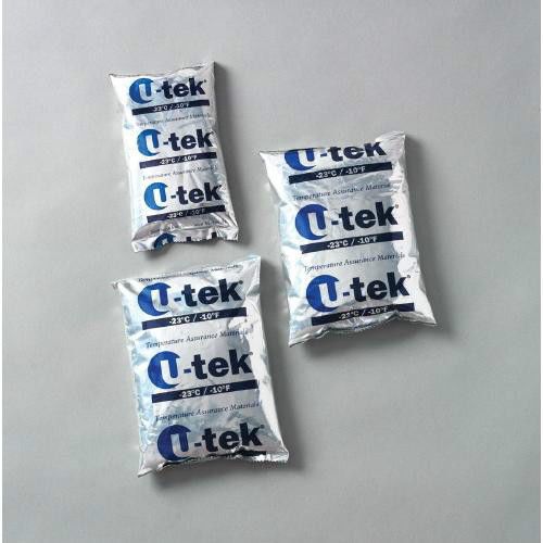 Thermosafe u-tek 432 phase change material gel. -23°c temprature. 8oz. 4 pack for sale