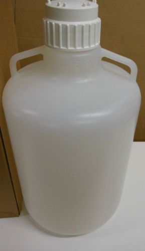 Nalgene polypropylene carboy with tubulation, 20 liters thermo 2301-0050 new for sale