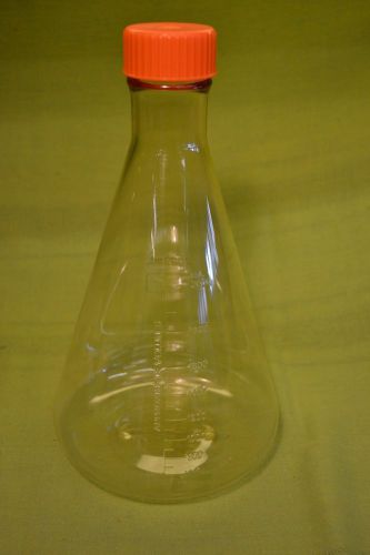 NEW sterile Corning 2L Polycarbonate Erlenmeyer Flask w/ vent cap  2000ml beaker