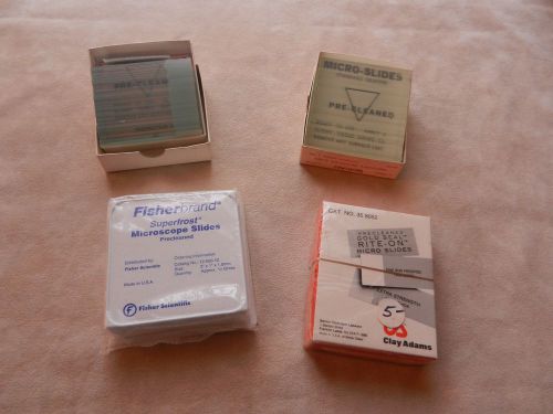 Microscope Slides Frosted  25 x 75mm 4 boxes nearly 2 gross