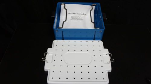 Steris VP00-01 V-PRO Sterilization Tray With Lid 10” x 10” x 3.5” ~ Box of 2