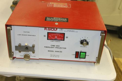 R.WOLF 5000.80 CINE-ARC FIBER LIGHT PROJECTOR / LIGHT SOURCE
