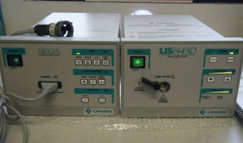 Linvatec Arthroscopy System Linvatec 8180A &amp; Linvatec LIS8430 w/ Camera  (L200)