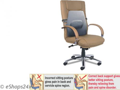 (Large) New Back Rest - Orthopaedically Designed For Sitting @ eShops24x7