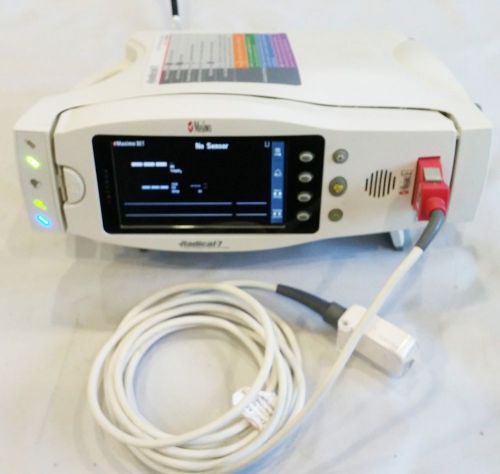 Masimo Radical 7 Rad SpO2 Patient Monitor with Cables