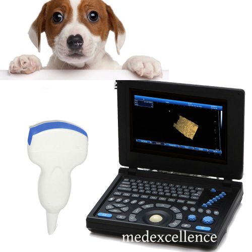 3d veterinary vet pc 10.4&#034; full digital laptop ultrasound scanner convex ce fda for sale