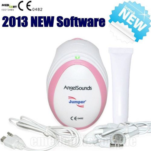 FDA CE Approved 3MHz Angelsounds Fetal Prenatal Heart Rate Monitor Doppler CA
