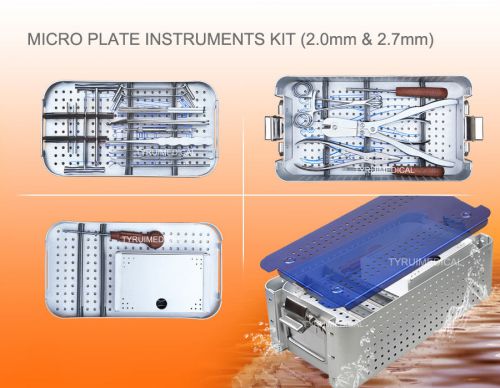 Orthopedic instrument system kit 2.0 2.7mm micro plate ce veterinary for sale