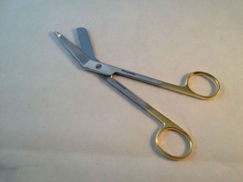 Lister Bandage Scissors, 5.5&#034;,  stainless steel, Gold Handle