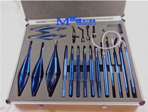 21pcs Cataract Set Eye Ophthalmic Surgical Instruments High Quality