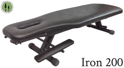 Chiropractic Table + Iron 200 + Color Black + New In Box + 5 Year Warranty