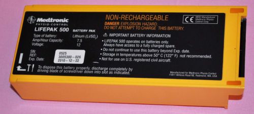 Replacement battery pak for physio-control lifepak lp-500 for sale