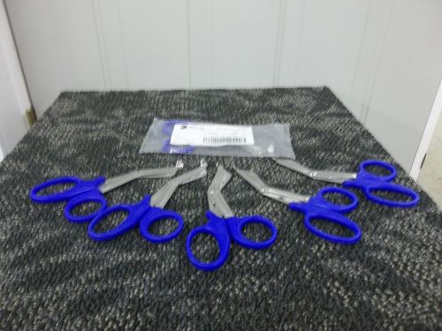 6 sklar emt first aid emergency bandage scissor cut blue 7.5&#034; 11-1280 er new for sale
