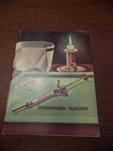 Wyeth Laboratories Intramuscular Injections Instruction Booklet-1969