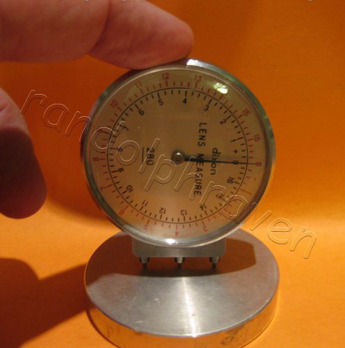 Dixon 280 Lens Measure Gauge Clock Optical  Made in Japan