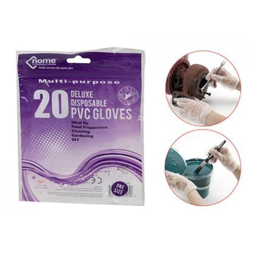 Latex Inspection Glove Disposable PVC Plastic Gloves Home Garden DIY Hygiene