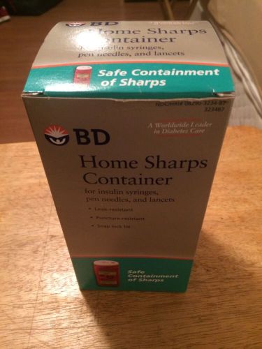 BD Homes Sharps Container -nib