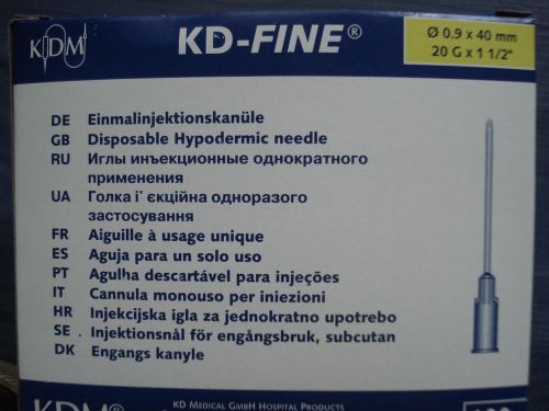 Medical Needles, Hypodermic Sterile, Injections Ink Cartridges, KDM ? 20 50pcs