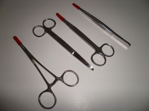 4 piece suturing kit used