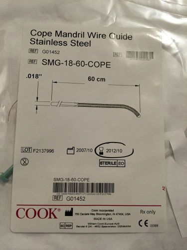 1-COOK Cope Mandril Wire Guide SS SMG-18-60-COPE Ref: G01452