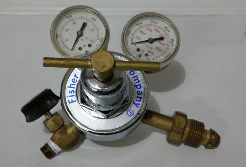 Fisher Scientific gas regulator FS-50 with shut off valve