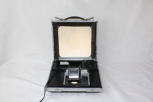 Bell &amp; Howell Commuter Dual Lense Portable Microfiche Reader Model 1318BVFVZ