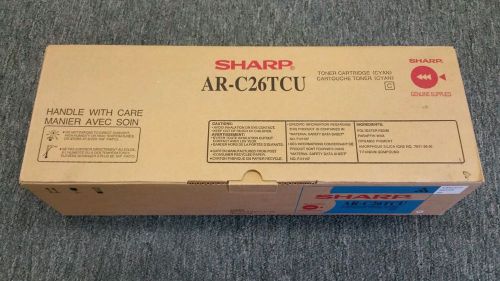 Genuine Sharp AR-C26TCU Cyan Toner - Brand New