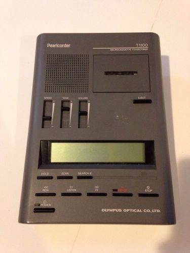 Olympus Optical Model T1100 Pearlcorder Microcassette Transcriber