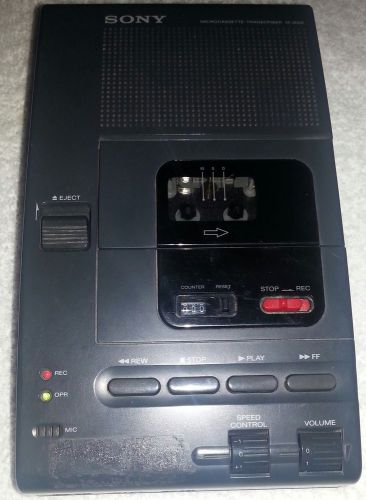 Sony M-2000 Microcassette Transcriber Dictation Machine With Power Cord Adapter