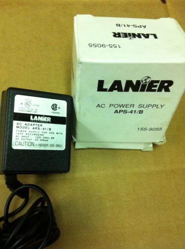 NEW ! Lanier Dictation AC Adapter 3V, 300mA APS-41/B