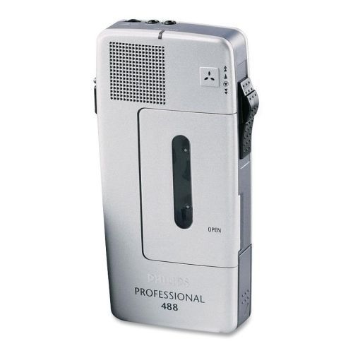 Philips pm488 minicassette voice recorder - portable - psplfh048800b for sale